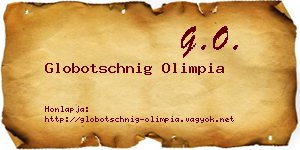 Globotschnig Olimpia névjegykártya